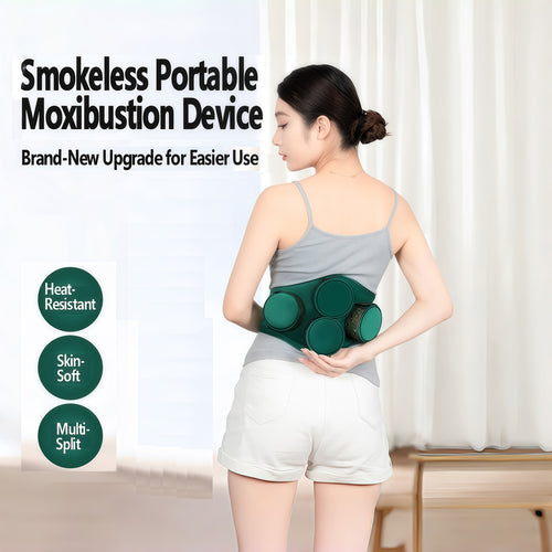 100% Pure Copper Moxibustion Box - 3s Fast Steady Heat | Smoke-Free & Anti-Scald