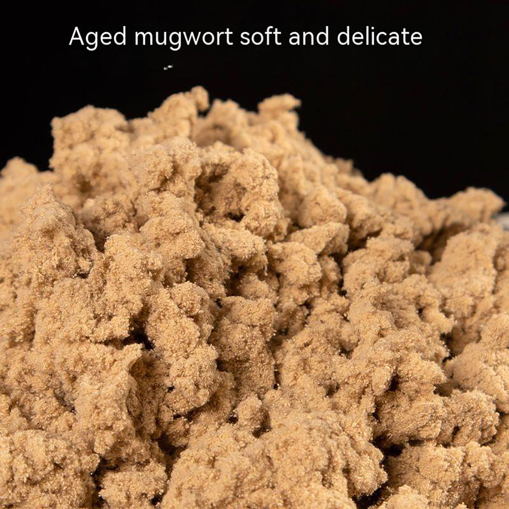 80:1 Golden-Ratio Moxa Wool – it takes 80 pounds of mugwort to produce 1 pound of moxa wool