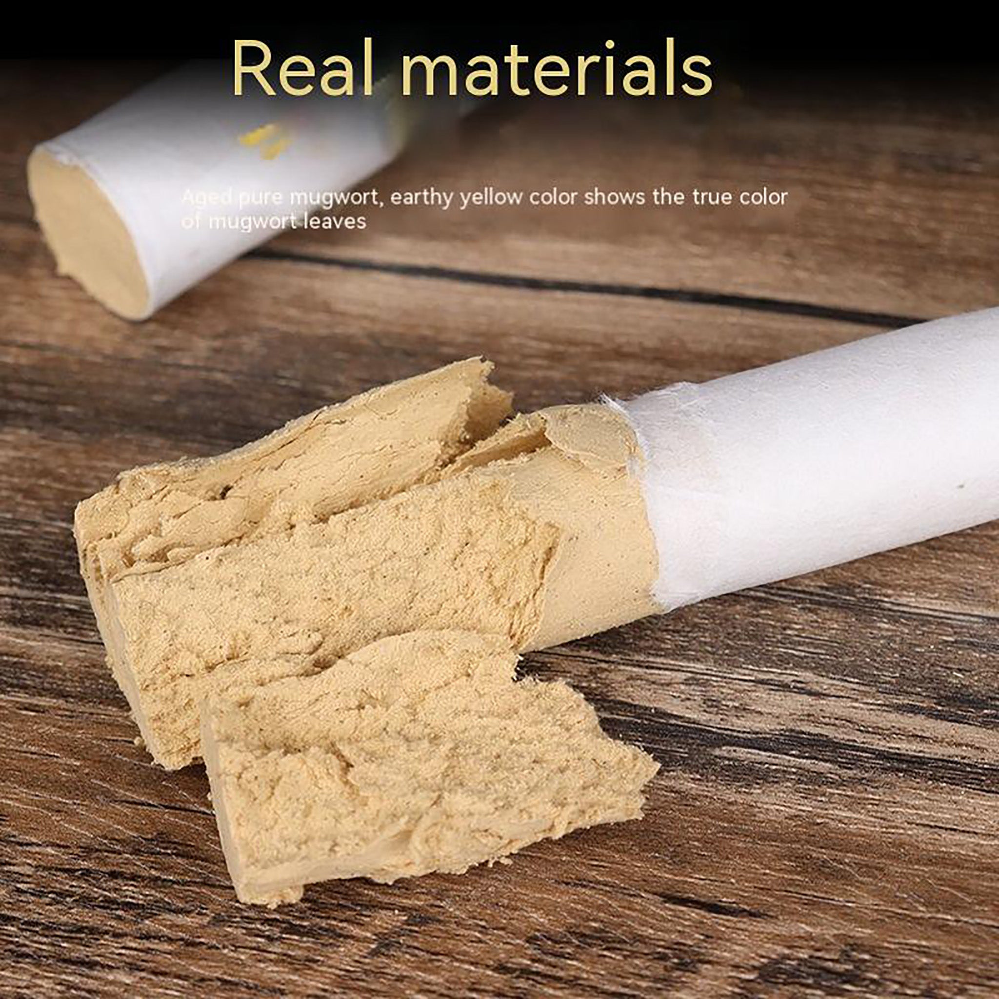 3-Year Aged Golden Velvet Moxa Sticks (1.8×20cm)
