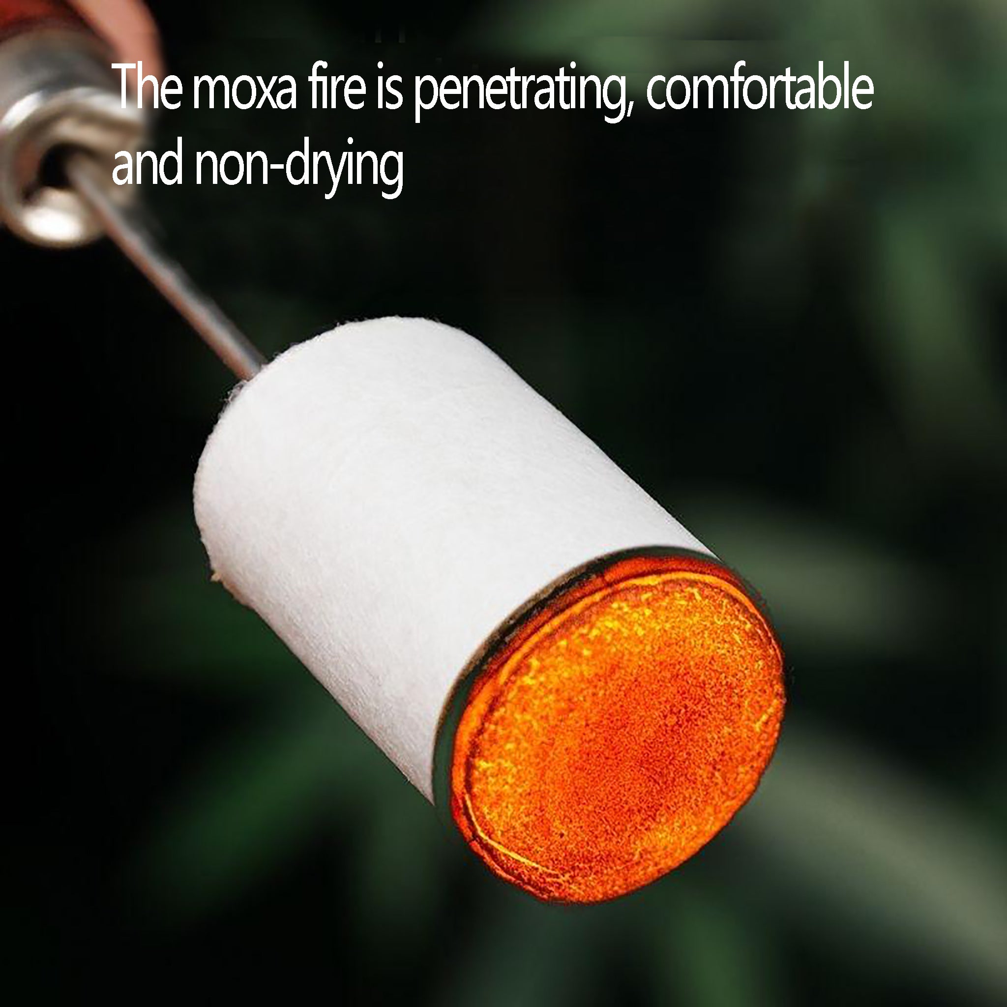 The 1.8cm small moxa sticks are rolled with 80:1 golden-ratio moxa wool.